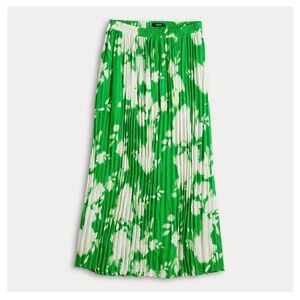 Simply Vera Vera Wang Green and White Maxi Skirt, SIZE XL
